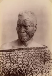 Tuterei Karewa of the Ngatimaru Tribe, North Island, New Zealand